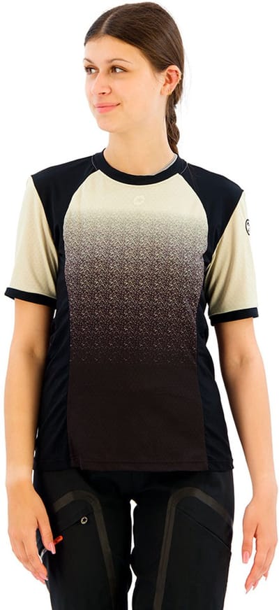 Assos Trail T3 Korte Mouw Wielertrui Grijs S Vrouw