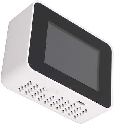 CO2-detector - Luchtkwaliteit meter - Binnenlucht meten - Multifunctionele detectie - 5 inch scherm - Zwart