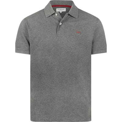 McGregor Classic Polo Dark Grey Melange Maat: S | Poloshirts Outlet | Heren | Grijs