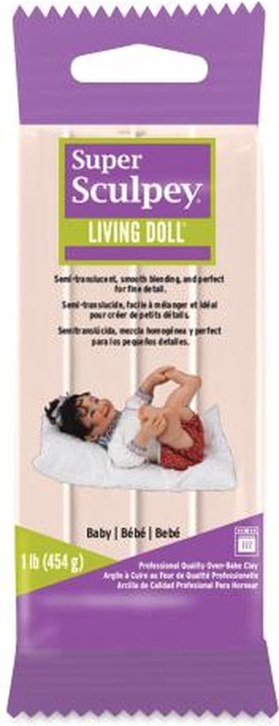 Super Sculpey living doll - babyhuid - 454 gr - Sculpey
