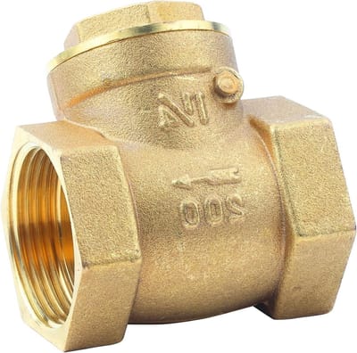 Fem Dn32 B NOn Return Check Valve 232PSI voor Efficiënte Waterafvoer en Beheer van Vloeistoffen, 1 1/4 inch Draadverbinding, Duurzaam en Betrouwbaar Systeem