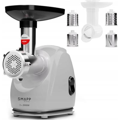 SMAPP 489.8 - Vleesmolen - Grafiet - 2000W - Antislip voeten