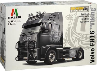 Italeri Modelbouwpakket Vrachtwagens - 3931 Volvo FH16 XXL -Viking- Plastic - 1:24 - Modelbouw