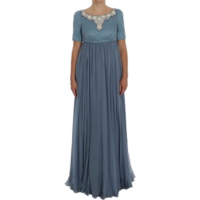 Dolce Gabbana Avondjurk met Beaded Halslijn