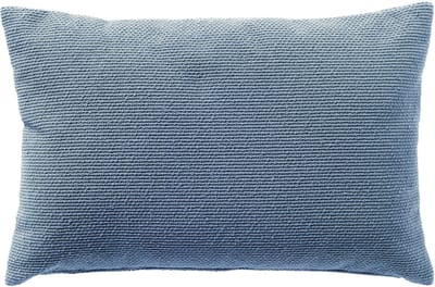 Dutch Decor JULIO - kussenhoes outdoor 40x60 cm - waterafstotend en uv-bestendig - Quiet Harbor - blauw