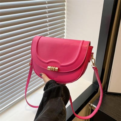 Nieuwe High-end Textuur Niche Lente en Zomer Mode Veelzijdige Eénschouder Crossbody Tas Modieuze Zadeltas