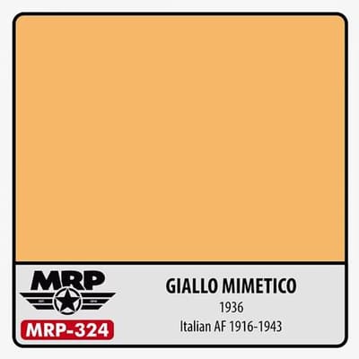 Mr. Paint MRP-324 - Giallo Mimetico – 1936 (Italian AF 1916-43) – 30 ml verf voor Airbrush & Detailwerk