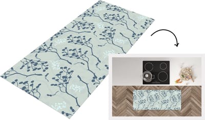 Keukenloper - Loper keuken - Patronen - Tuin - Takken - 120x50 cm - Keukenloper vinyl