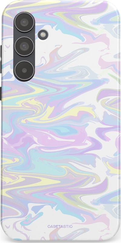 Casetastic Hoesje Geschikt voor Samsung A55 - Stijlvolle Beschermende Duo-layer Case - IJsdans van kleur