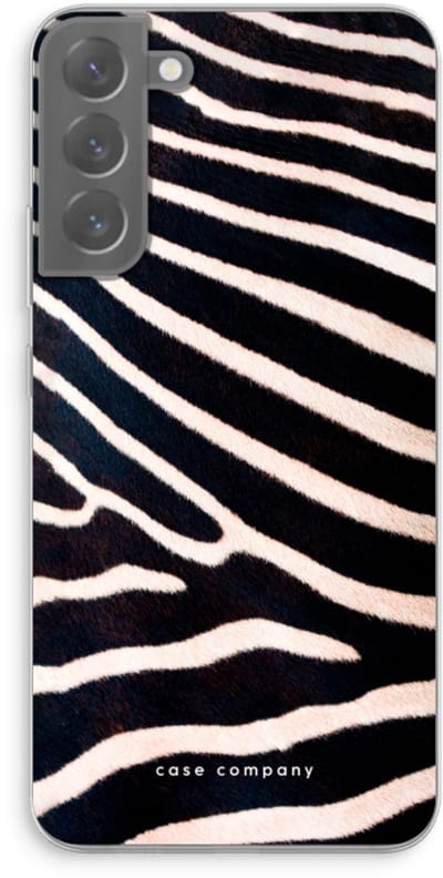 Case Company® - Hoesje geschikt voor Samsung Galaxy S22 Plus hoesje - Zebra - Soft Cover Telefoonhoesje - Bescherming aan alle Kanten en Schermrand