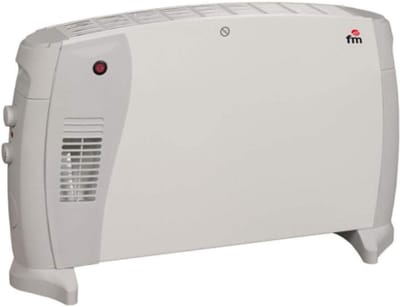 Krachtige Elektrische Convector Kachel met Thermostaat - 2000W Vermogen