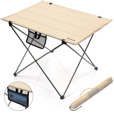 Meteor Viator - Campingtafel inklapbaar - Vouwtafel - beige kleur