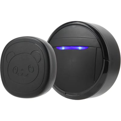 Sonnette de porte pour chien sans fil étanche à bouton tactile Appelant SOS 1 émetteur 1 récepteur