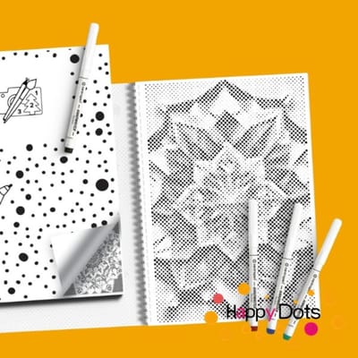 HappyDots DOT Painting Kleurboek Mandala - 20 stippelschilderijen