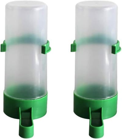 Automatische Waterdispensers voor Vogels - 2 Stuks, Vogelvoeder, Drinkbak en Fles voor Vogelkooi, Ideaal voor Vogelliefhebbers en Huisdieren