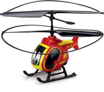 Brandweerhelikopter - Afstandsbediend Speelgoed - Vliegvaardigheid Leren - Automatische Stabilisatie - 28 x 24 x 14 cm - Multicolor