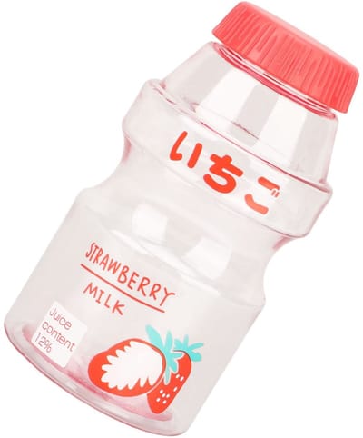 JHUBERS- Waterfles 480ml - BPA-vrij - Cartoon Ontwerp - Lichtgewicht - Breed Mond - Geschikt voor Sport en Kantoor - Drankfles