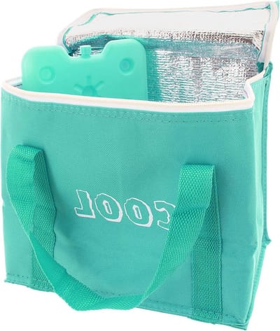 Ronte - Geïsoleerde Koeltas 7,5 Liter - Opvouwbaar en Inclusief Koelaccu - Thermotas voor Picknick en Lunch - Ideaal voor Vervoer van Levensmiddelen