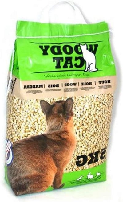 Houten Kattenbakvulling - Houtkorrels Kat - Kattenbak Onderhoud - 100% Natuurlijk Hout - 8 Liter - Wit