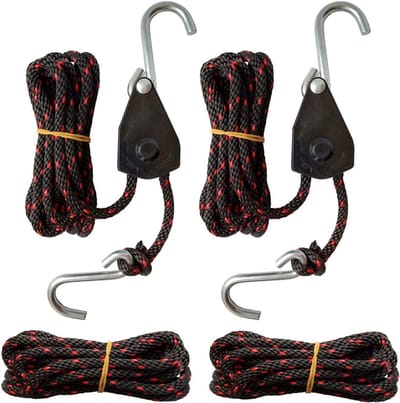 Verstelbare Spanbanden met Ratel voor Kajak en Kano Zware Bevestiging (2-Pack)