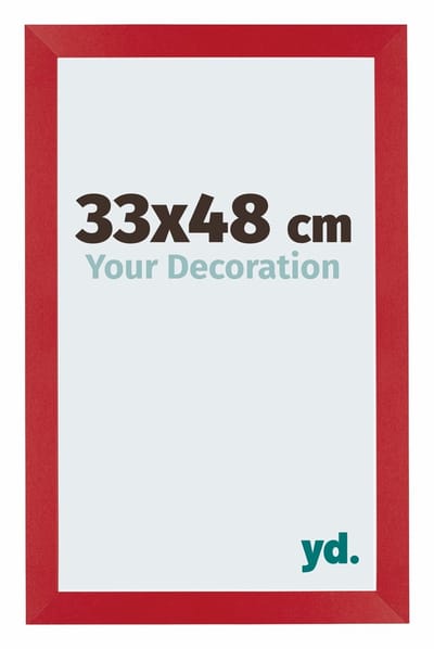 Your Decoration - Puzzellijst 33x48 cm - Rood - Puzzellijst 500-1000 stukjes - MDF Fotolijst - Mura