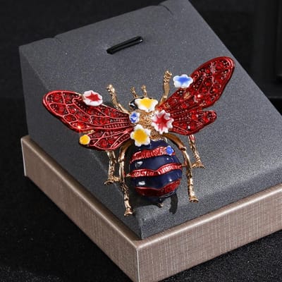 Barokke Luxe Bij Ontwerp Heren En Dames Broche Spelden Sieraden Accessoires Bruiloften Festivals Vakantiefeesten Koppels Verrassingscadeaus brown