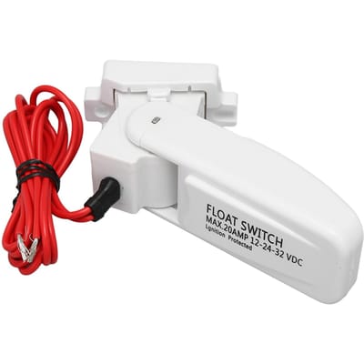 Boot Lenspomp Vlotterschakelaar Automatisch Hoge Vermogen Veilig 18AWG Marine Lenspomp Vlotterschakelaar voor white