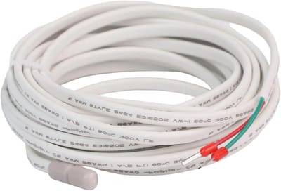 Temperatuursensor kabel - Vloerverwarming sonde - Verwarming regelen - IP68 waterdicht - 5 meter - Wit