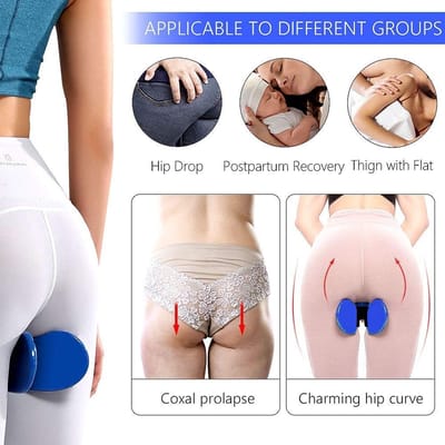 Heuptrainer, verstelbare heuptrainer Heuptrainer Dij-oefenapparaat Bekkenbodemtrainer voor dames Vloeroefeningen Bodybuilding Fitness Spiertoners voor vloerspieren Sporter