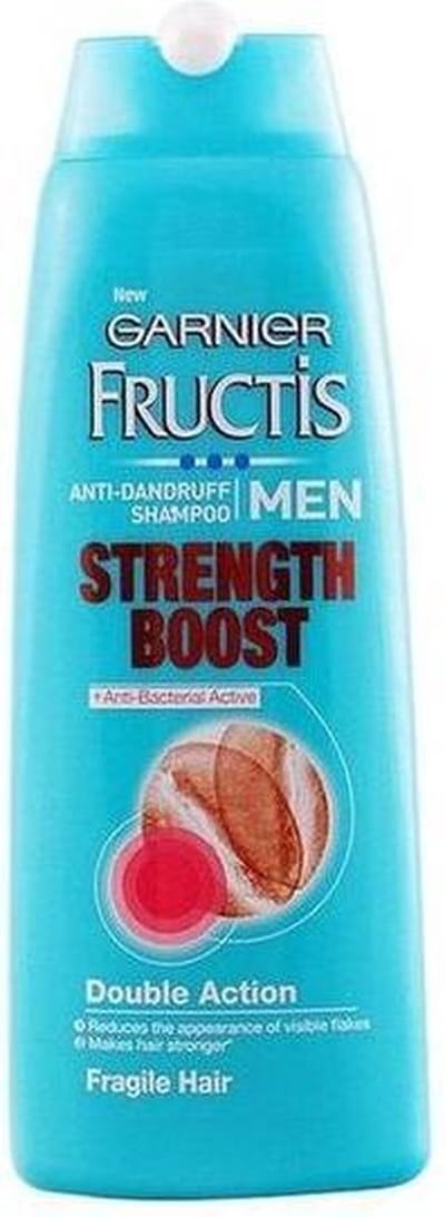 Garnier Fructis Men Strength Boost Shampoo – 250 ml – Anti‑Roos & Versterkend