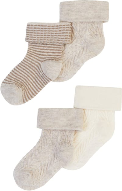 Noppies Sokken Girls Socks 4-pack B Baby Maat 0-3M