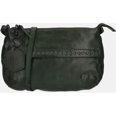 Bear Design Gabi Leren Schoudertas met Studs - Groen