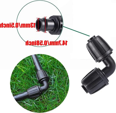 Complete Irrigatie Set met 20 Stukken voor 1/2 Inch Druppelslangen - Inclusief T-stukken, Koppelingen, Eindstukken, Hoekstukken en Schakelkleppen - Perfect voor Tuin en Plantenzorg