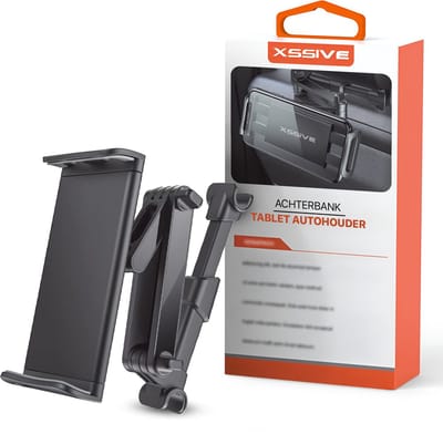 Xssive Tablethouder Auto - Verstelbare Arm - Tablet Houder Auto - 360 Graden Draaibaar - Geschikt voor iPad - Autohouder Achterbank