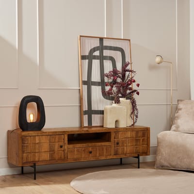 Tv meubel Brandy - 180 cm - naturel