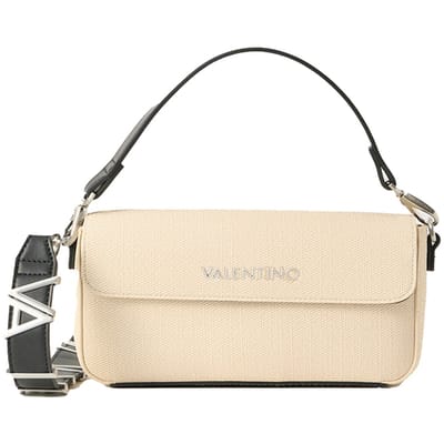 VALENTINO schoudertas Alexia Summer Flap Bag Naturale / Nero beige