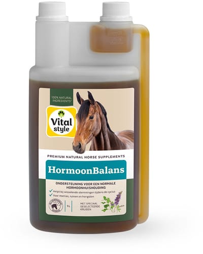 VITALstyle Hormoonbalans - Paarden Supplement - De Ondersteuning Voor Een Optimale Hormoonhuishouding - Met o.a. Monnikspeper & Ashwagandha - 1 L