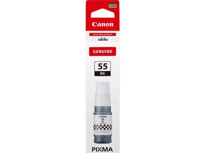 Originele Canon inktfles GI-55 BK (6292C001), 70 ml, tot 3000 pagina's, zwart