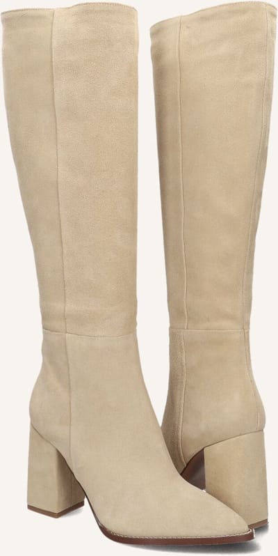 Notre-V 46994 Laarzen - Suède - Dames - Beige - Maat 38
