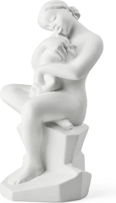 Kähler Moments of Being beeld H23cm Beginnings porselein wit