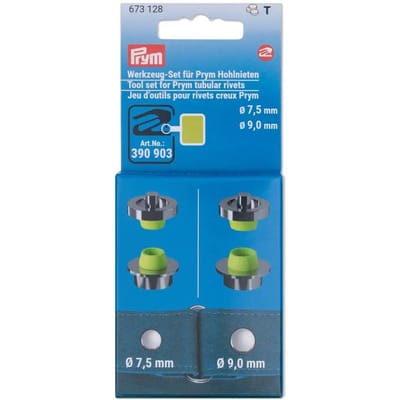 PRYM Gereedschap-set holle nieten 7,5+9mm 4st 673128 - Prym