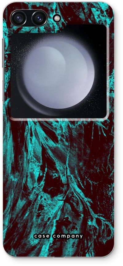 Case Company® - Hoesje geschikt voor Samsung Galaxy Z Flip5 hoesje - Ice Age - Soft Cover Telefoonhoesje - Bescherming aan alle Kanten en Schermrand