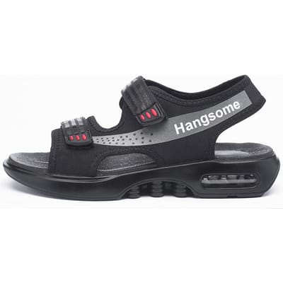 Chaussures de Plage d'Extérieur Printemps et Été Nouvelles Sandales pour Homme Souples Élastiques Légères Respirantes Pantoufles de Plage 44 gray