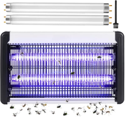 ZRSS® Vliegenlamp - Elektrische muggenlamp - Insectendoder - Vliegenvanger - Tegen muggen, fruitvliegjes en motten