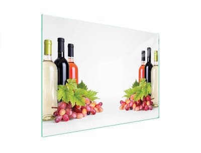 TMK ArtDeko - Beschermplaat voor Fornuis - 70x52cm - Gehard Glas - Veelzijdig
