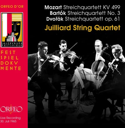 Juilliard String Quartet - Streichquartett KV 499 | Streichquartett No. 3 | Streichquartett Op. 61 (CD) (Remastered)
