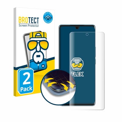 BROTECT - Screenprotector voor Vivo V29 - Folie Beschermfolie transparant volledig dekking - 2 Stuks
