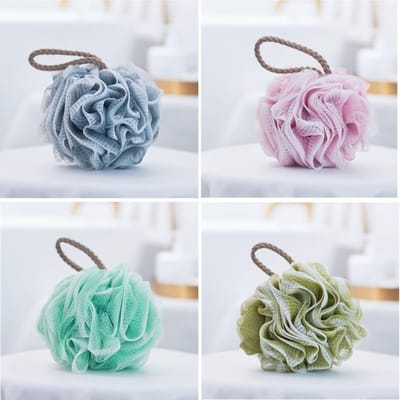 SUNMOOL Douche spons - Bad spons - Massage spons - Scrubbing spons - Douchespons - Set van 4 Stuks