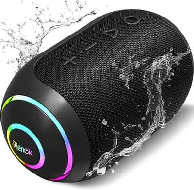 Draagbare Bluetooth Luidspreker met LED-licht en Waterdichte IPX7