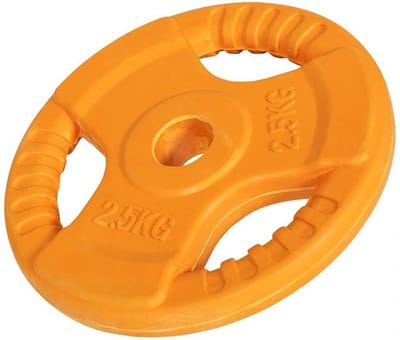 Gorilla Sports Gewicht - Halterschijf - 2,5 kg - Gripper Gietijzer rubber coating